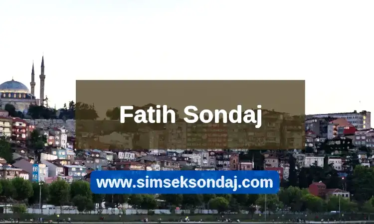 Fatih Su Sondajı